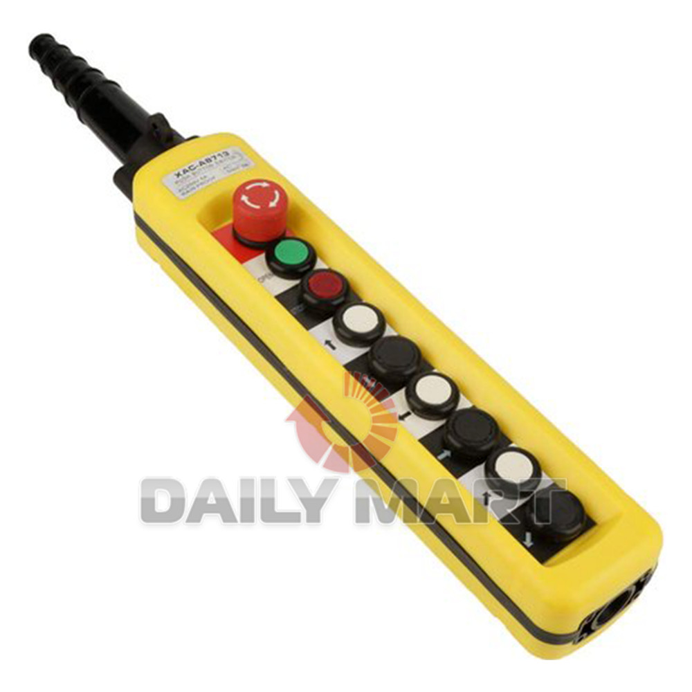 New In Box XAC-A871 Pendant Control Stations Crane 8 Pushbutton Switch