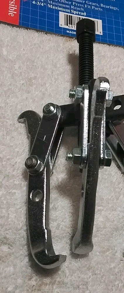 ATD TOOLS ATD-3043 2-3 8 WAY 2TON REVERSIBLE GEAR PULLER SET