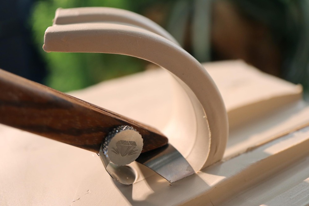 The Original DiamondCore Tools Handheld Extruder, Pottery Handle Making Tool,...