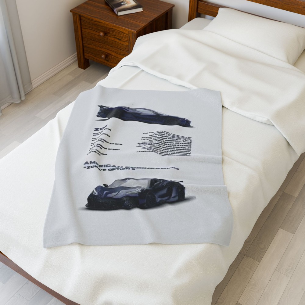Car Throw Blanket. C8 Blanket.