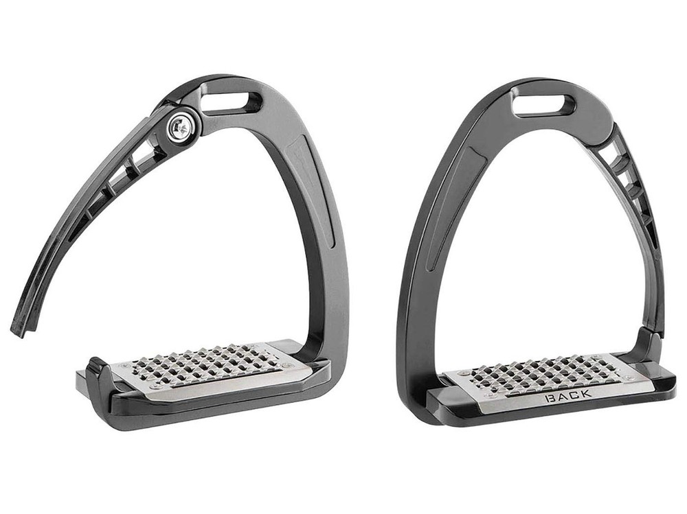 ACAVALLO Arena Alupro Stirrup Black