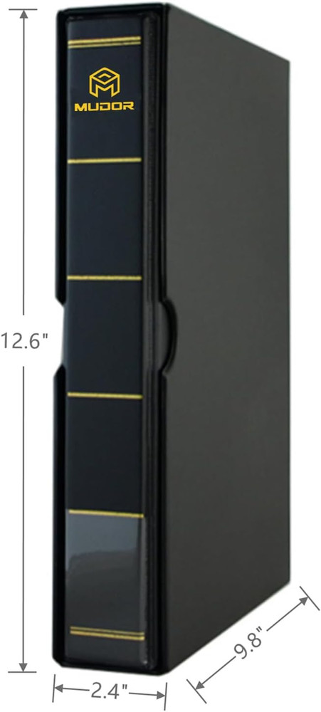 MUDOR Empty Stamp Albums Stockbook for Professional Collectors, Classic Binder w