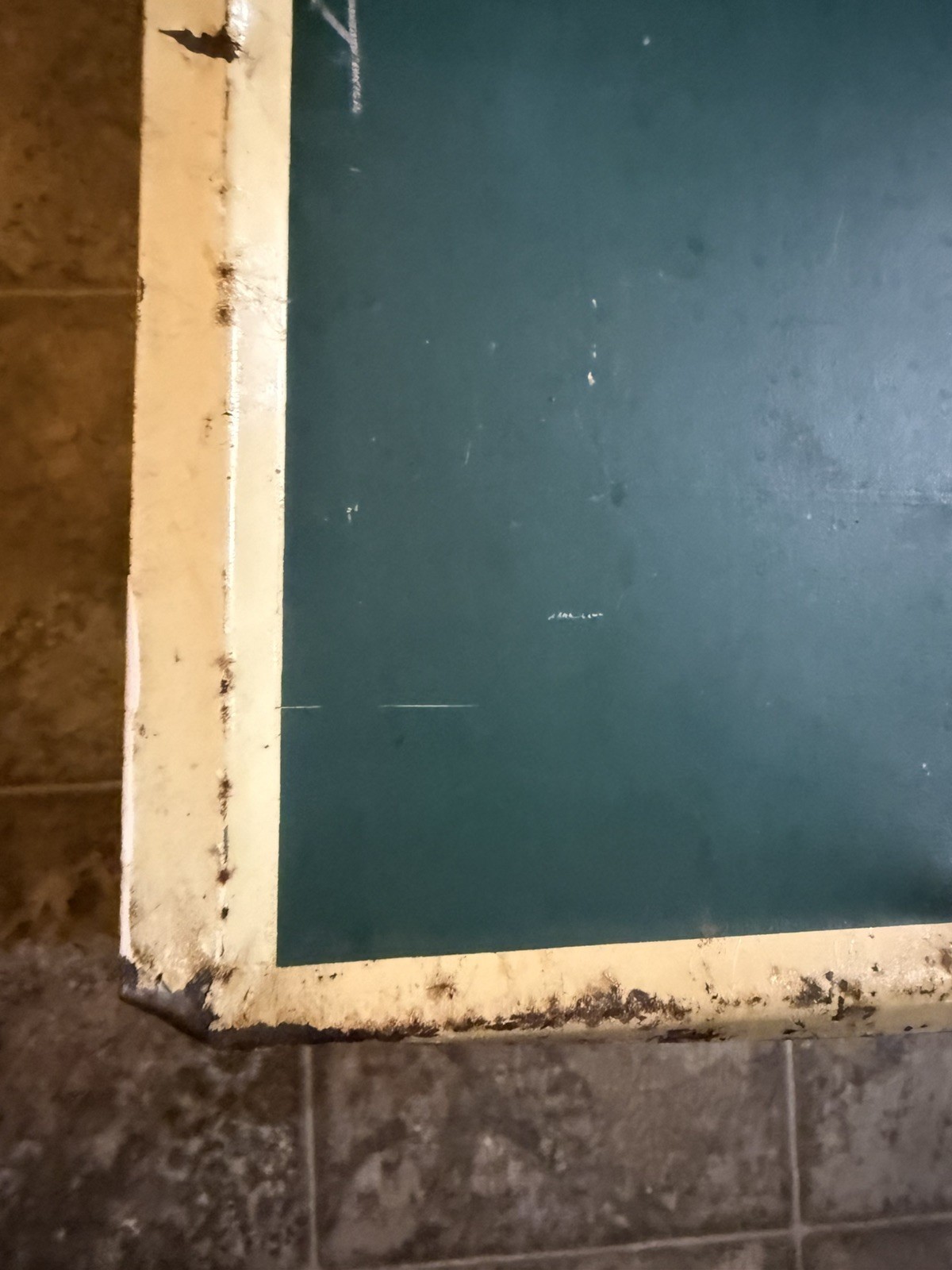 1950's Coca Cola Fishtail Delicious with Food Metal Menu Chalkboard Sign!