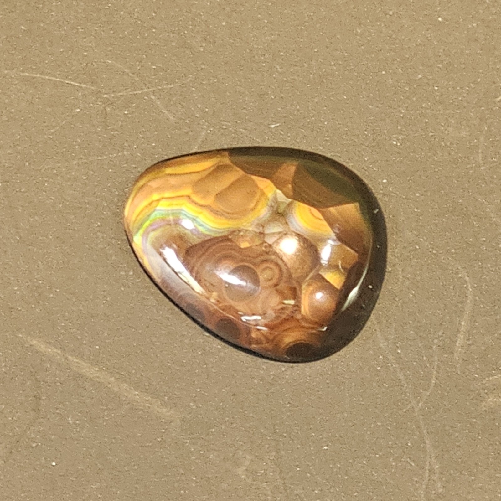 Fire Agate Pair With Wild Colors and Stunning Pattetns 25 CT Combined