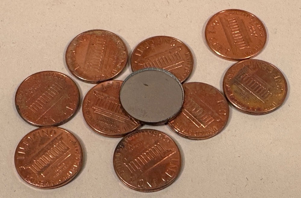 Shimmed Penny Shells (10), Tails