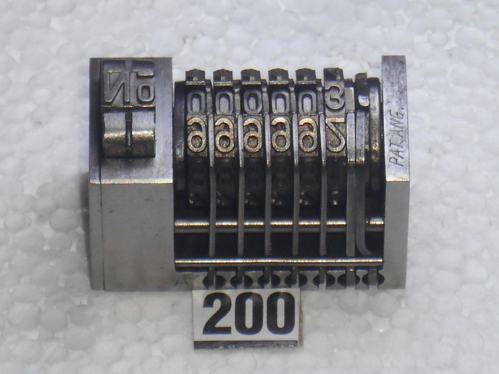 ATLANTIC | letterpress numbering machine |200