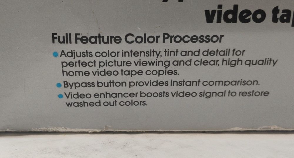 1991 Pro Ed/it 3 Video Processing Center COMPLETE *Tested & Working*