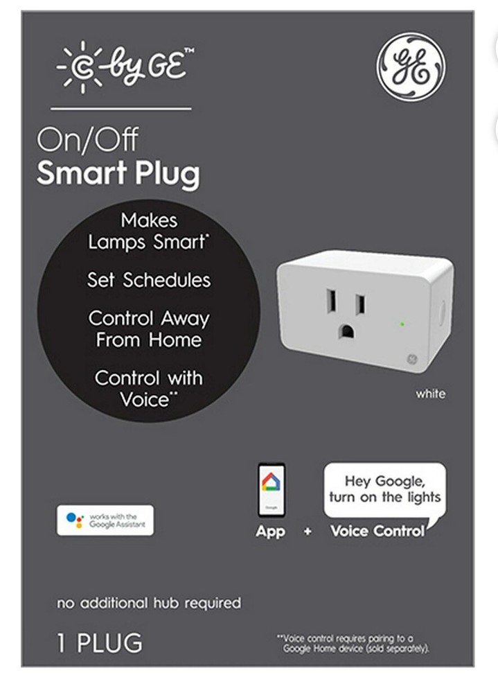 New GE On/Off Smart Plug White