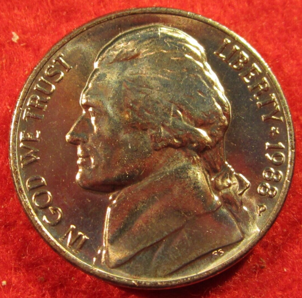 1988 P Jefferson Nickel - BU - Uncirculated