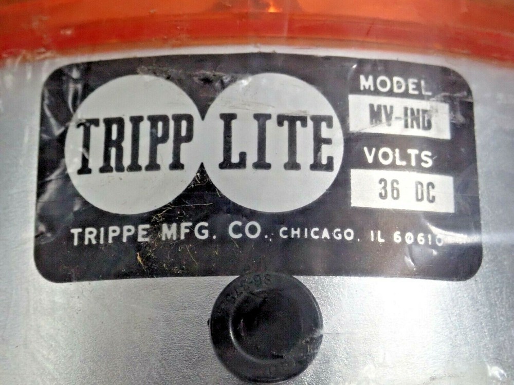 TRIPP LITE MODEL MV-IND BEACON AMBER 36V NEW