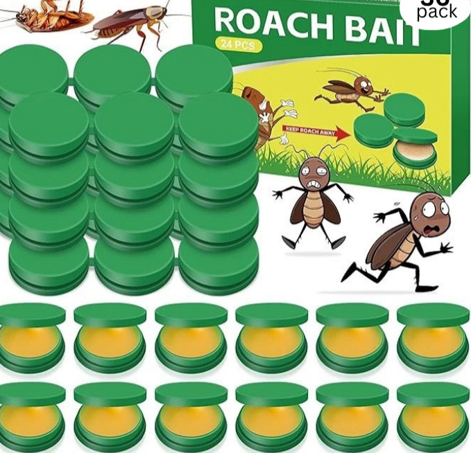 36PCS/Pack Roach Bait - Cockroach Killer Indoor Infestation