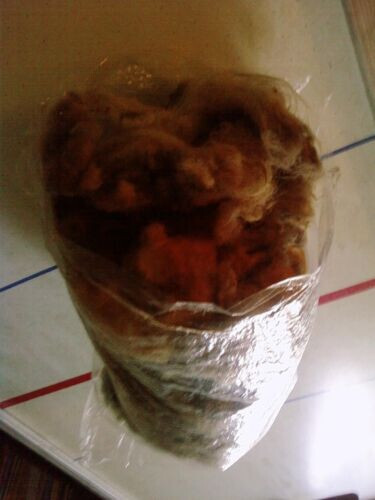 3# unwashed, uncombed raw white-faced wool