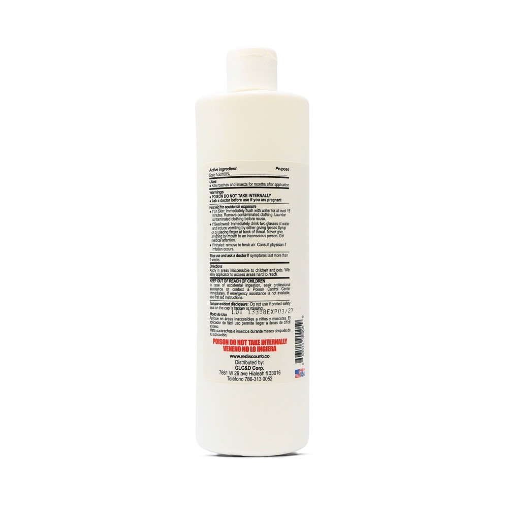 Boric Powder Roach Killer, 14 oz - Effective and Long-Lasting