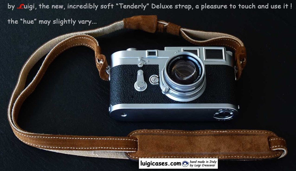 LUIGI TENDERLY DELUXE STRAP,INCREDIBLY SOFT,PADDED,FULLY LINED,ADJUSTABLE LENGTH