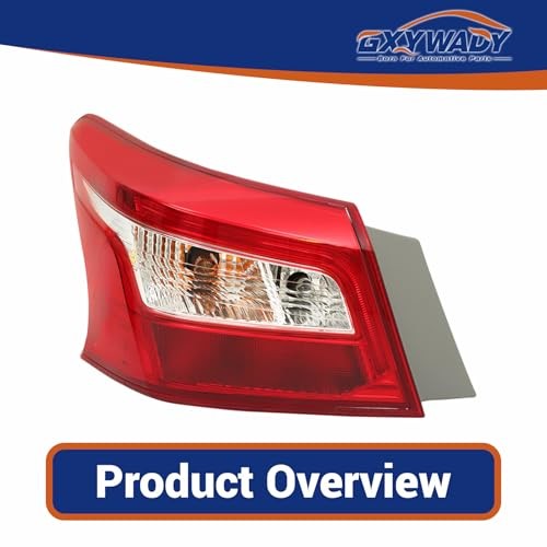 Car Rear Outer Tail Lights Assembly Replacement for Sentra 2016 Left Side