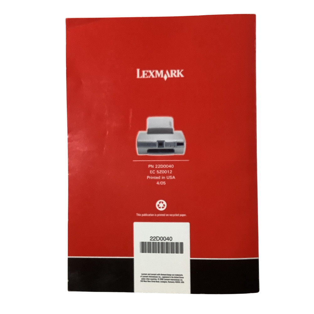 Manual User Guide For Lemark 4300 Series Printer - Printer Not Included