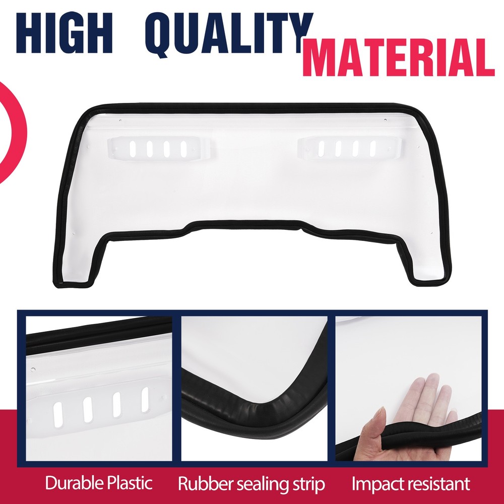 For 2012-2019 Arctic Cat Wildcat Rear Vented Windshield Panel Clear Back Window