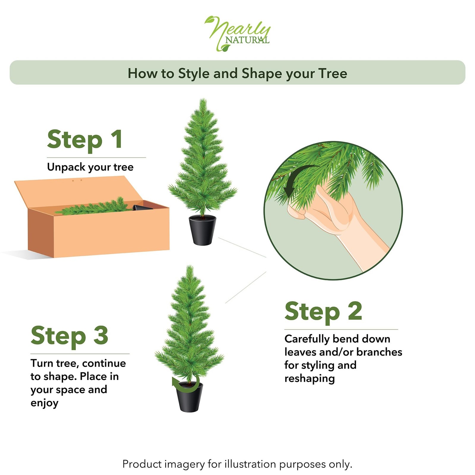 Nearly Natural 2ft. Cedar Artificial Bush (Indoor/Outdoor)