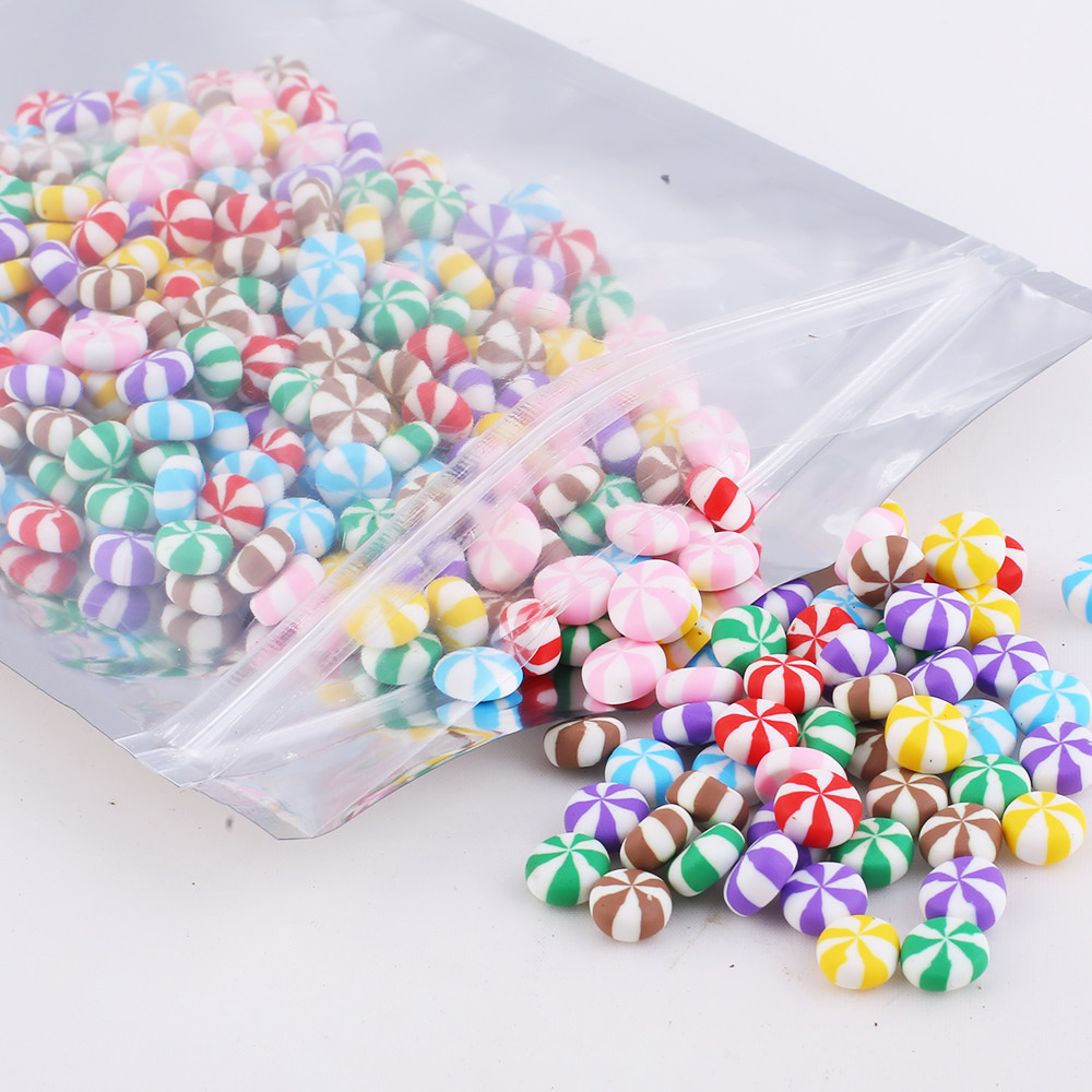 Assorted Sizes Glossy Mylar Foil Clear Front Silver Rear Zip Lock Pouch Bag M