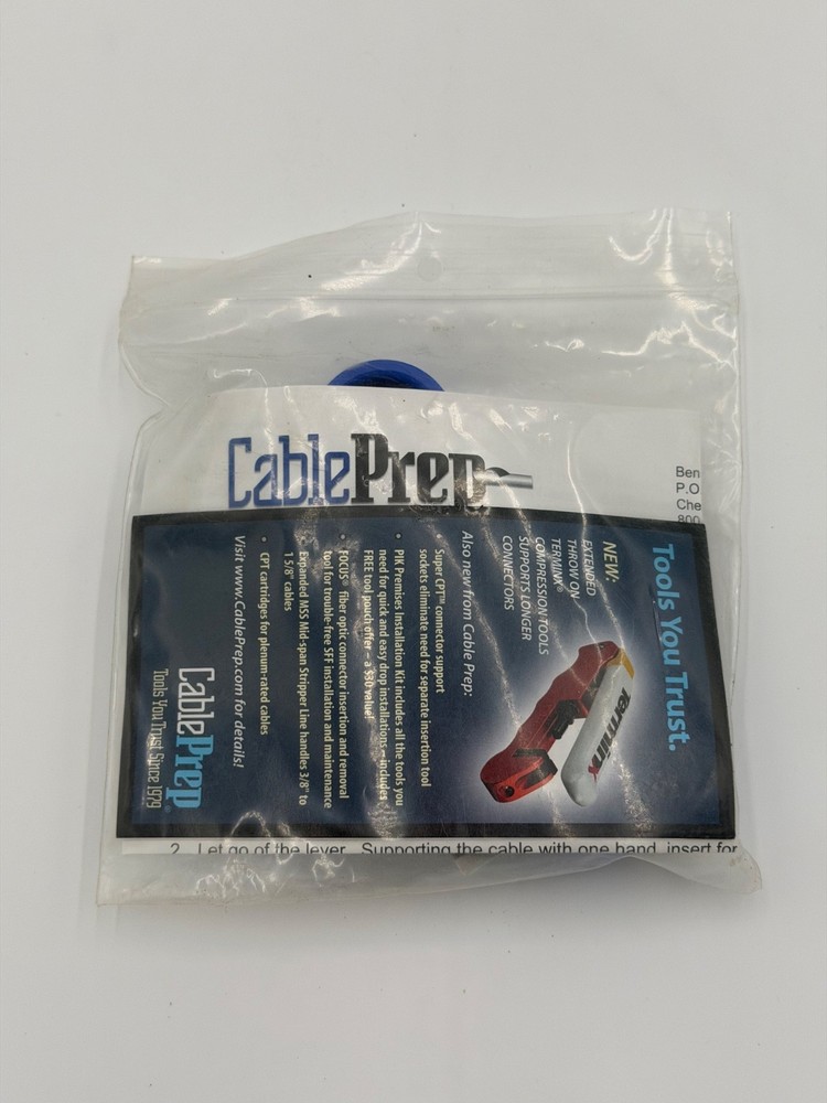 CABLEPREP CPT-1100-SINGLE DROP CABLE/COAX CABLE STRIPPER NEW