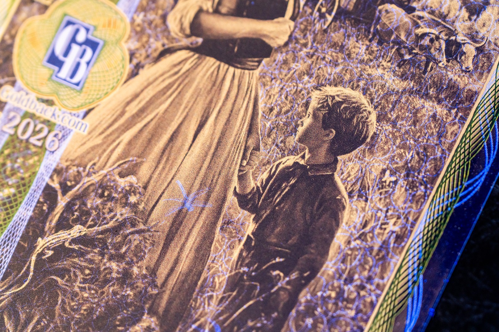 2026 - 1 IDAHO Goldback Aurum Gold Foil Note 1/1000 oz 24kt .999 Fine PRESALE