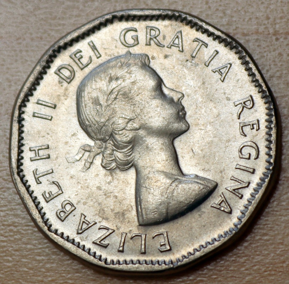1957 Canada 5 Cents Unc.