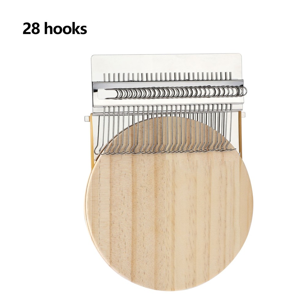 28 Hooks Small Loom Speedweve Type Weave Tool Darning Machine with Wood Disc