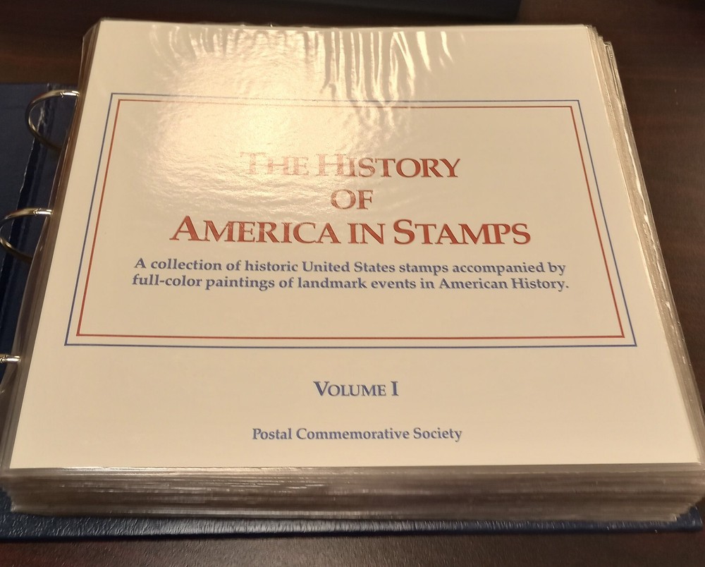 US History Stamp Collection Nostalgia book