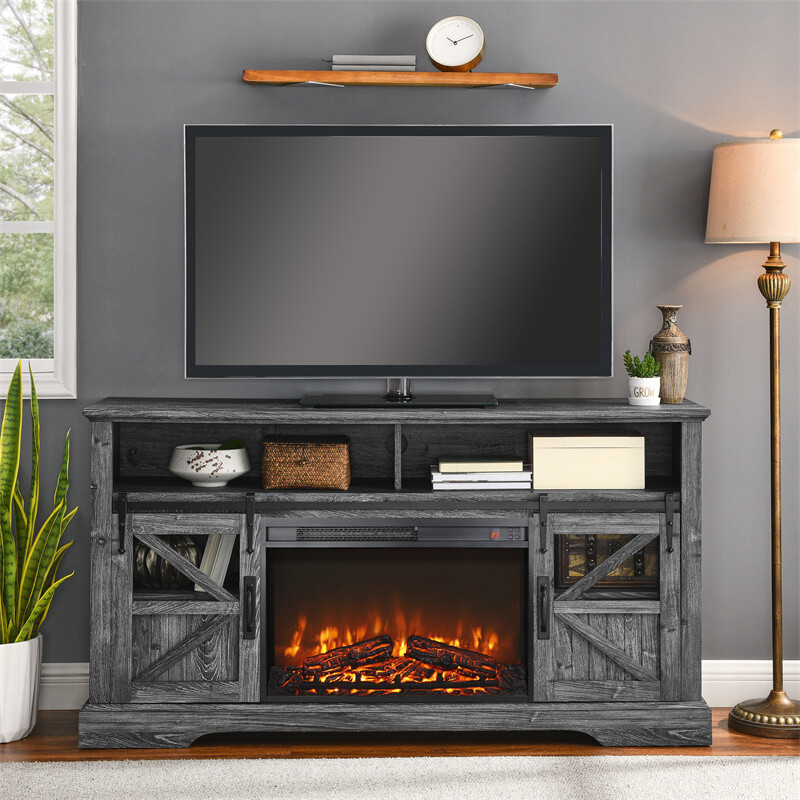 26 Inch Electric Fireplace Inserts W/APP & Remote Control Timer Recessed Mounted