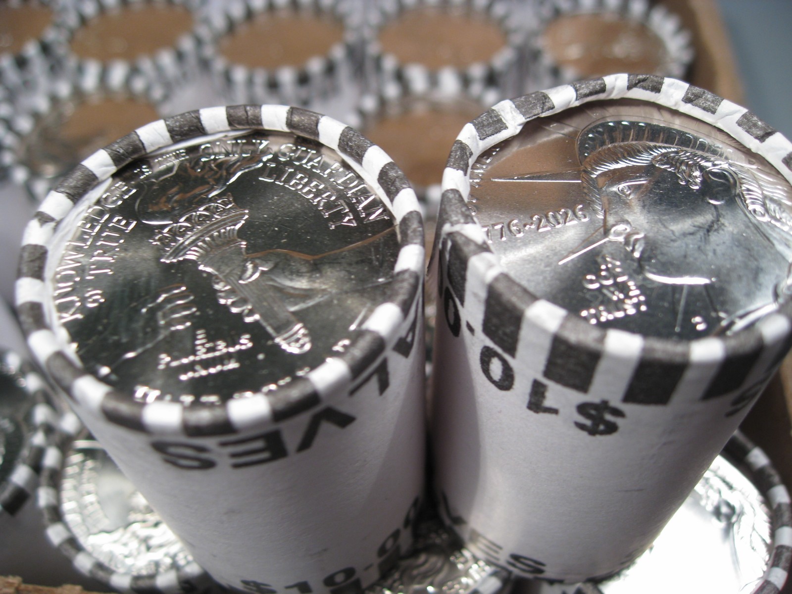 1776-2026-D LIBERTY Half Dollar OBW ROLL Semiquincentennial-In Hand Ready / SHIP