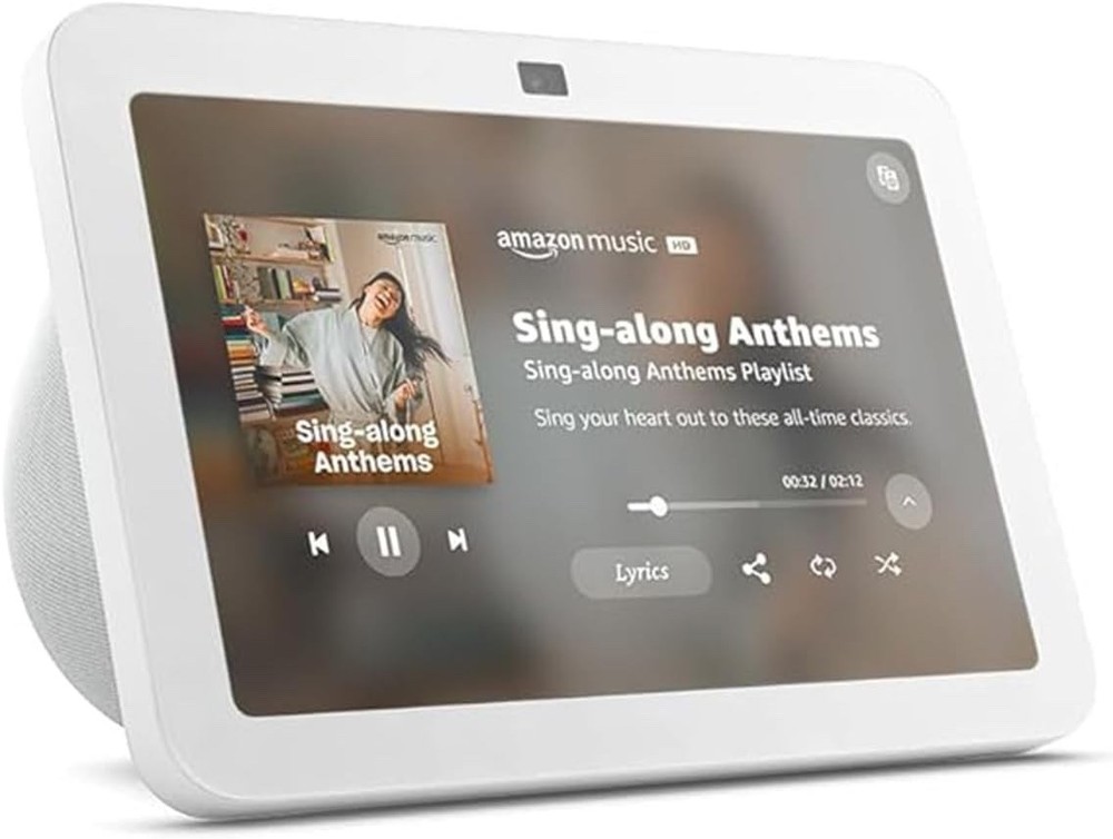 New Amazon Echo Show 8 - 3rd Generation - 3D Spatial Audio Alexa - Glacier White