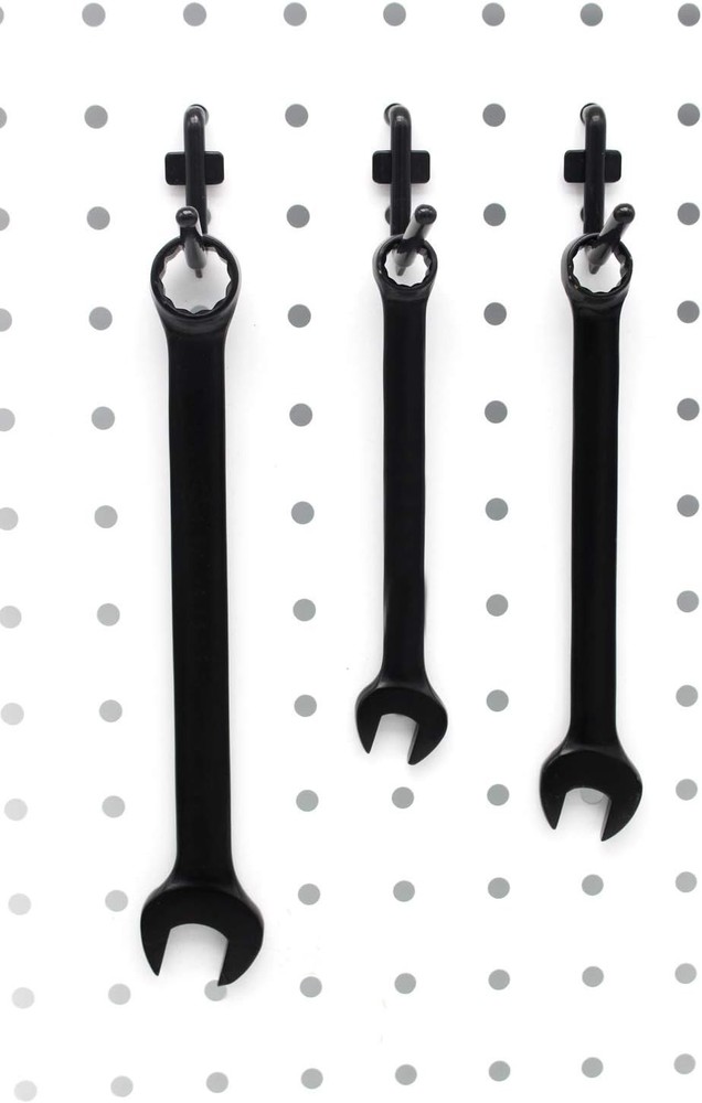 1.5 Inch Pegboard Hooks - Safe L-Style Kit for Tool Organization