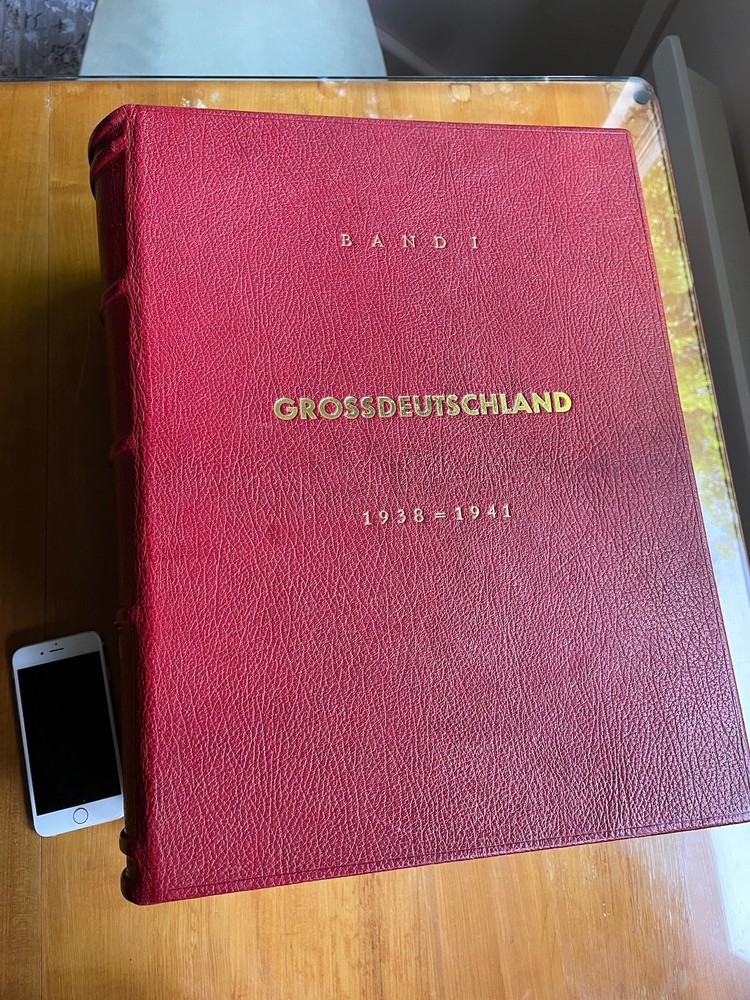 MASSIVE THIRD REICH PHILATELIC ALBUMS - "Stempelsammlung Großdeutschland"