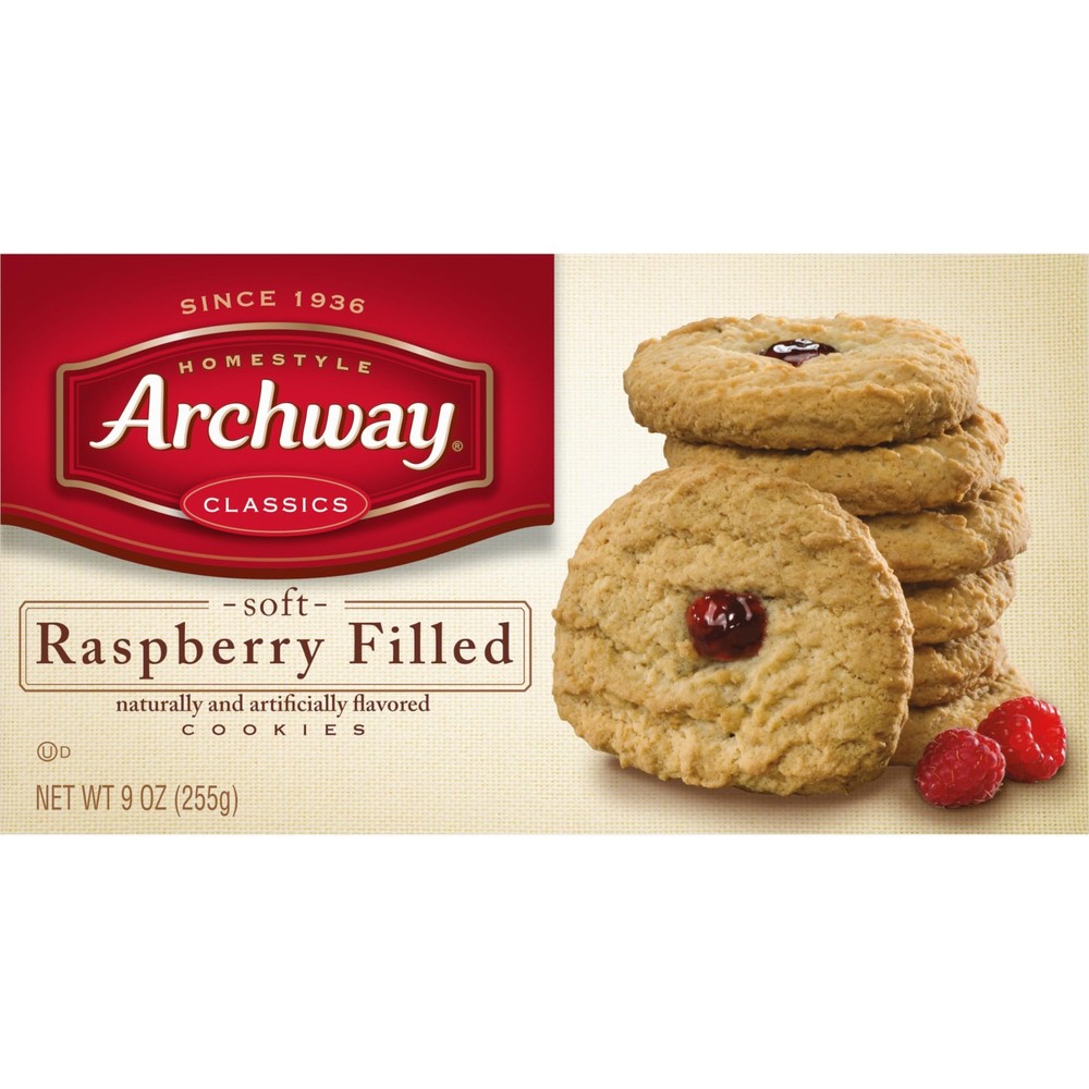 Cookies, Raspberry Filled, 9 Oz
