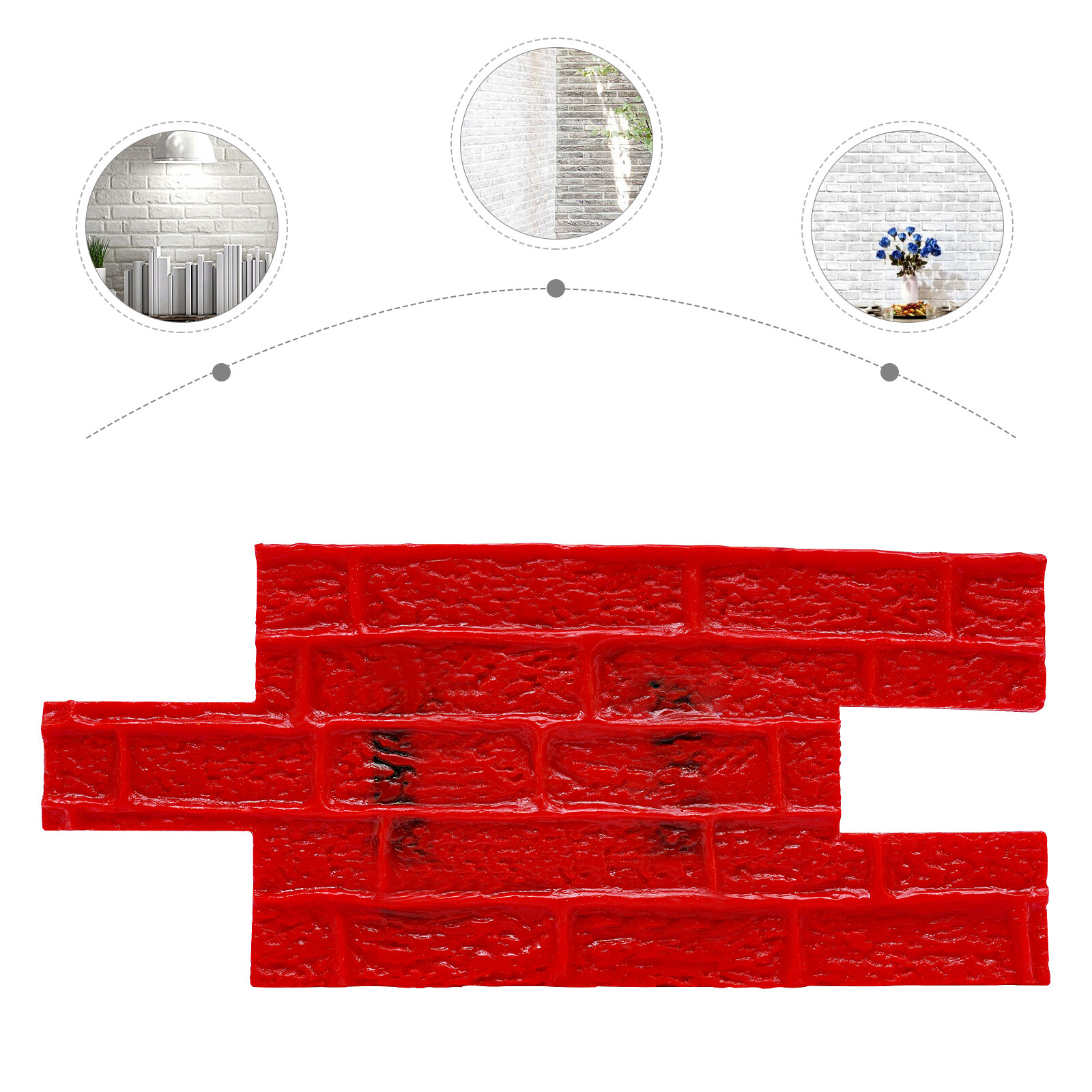 2X BIG Concrete Texturing Skin 22x12" Concrete Stamps Mats Set Concrete Stamping