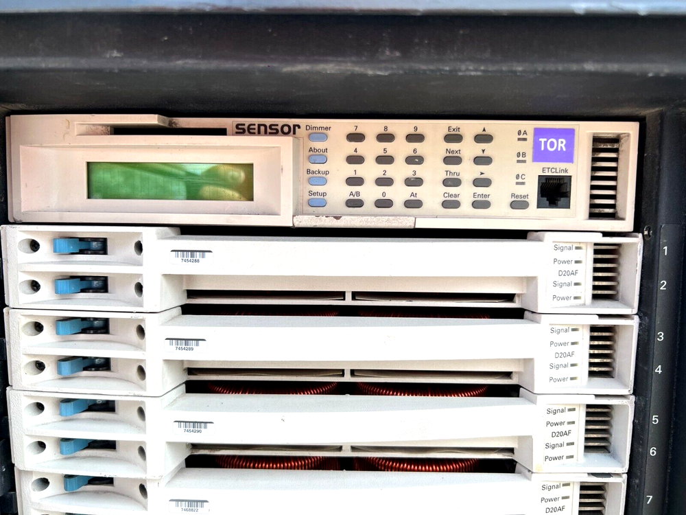 ETC Sensor 96X 2.4K 400A 4-Patch Rgn PT Dimmer Rack #11 #32 (One)TrueHeartSound