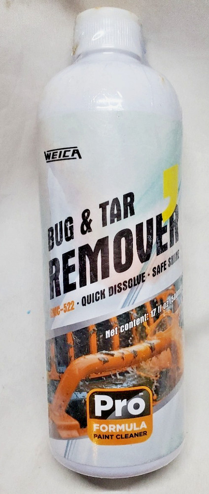 WEICA  Bug & Tar Remover PRO Formula - Quick  Dissolve Safe Shine - 17 Oz Spray.