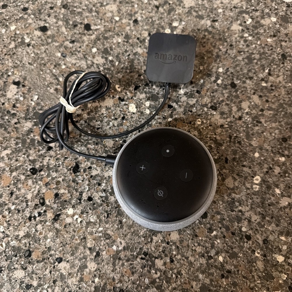 Amazon Echo Dot 3rd Generation Model C78MP8 Heather Gray Excellent Condition