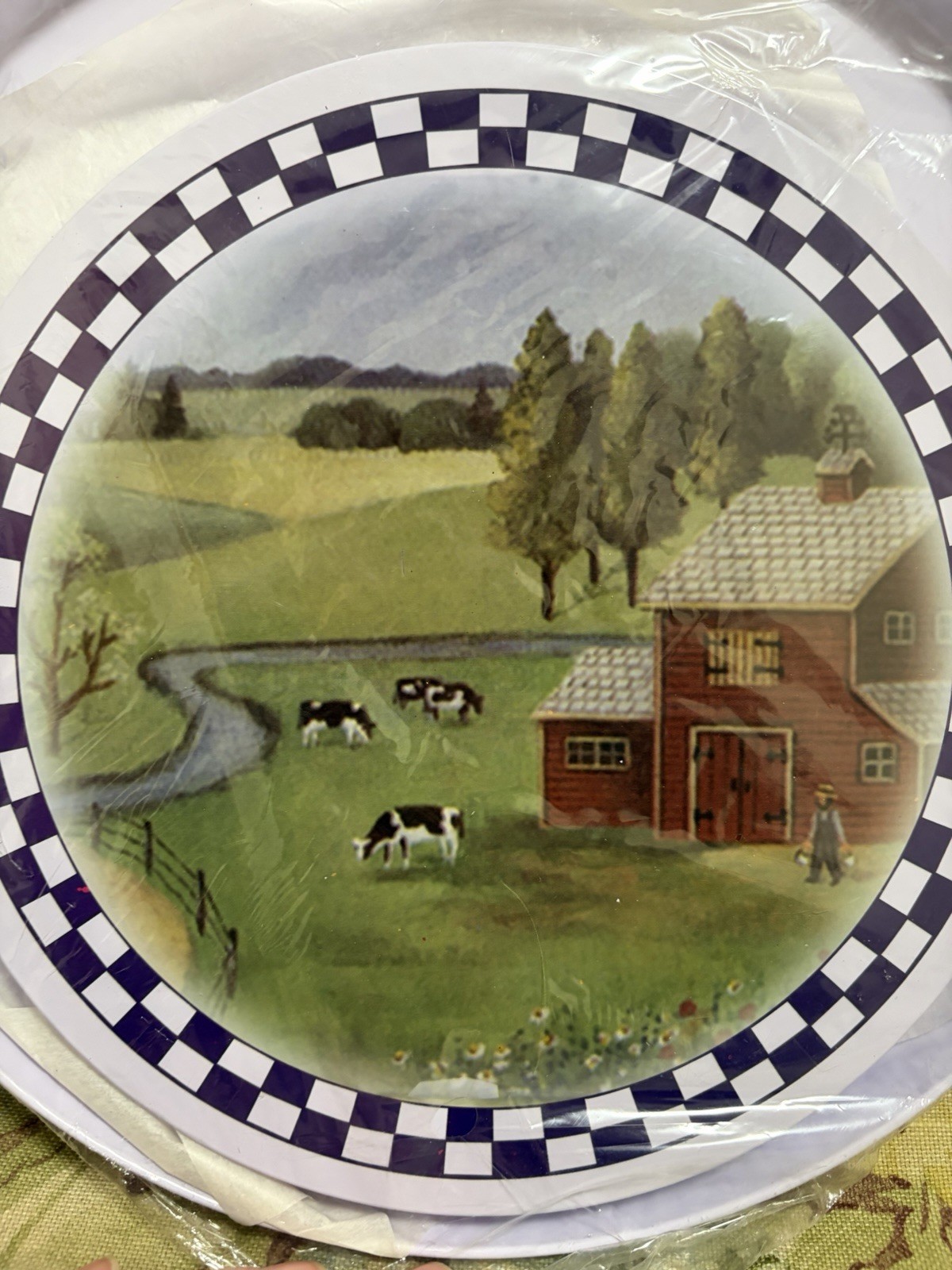 Vintage Stove Burner Covers Set of 4 New Old Stock Tin Cottagecore