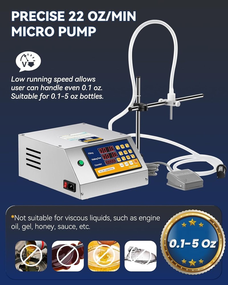 Bottle Filling Machine Automatic Liquid Pump