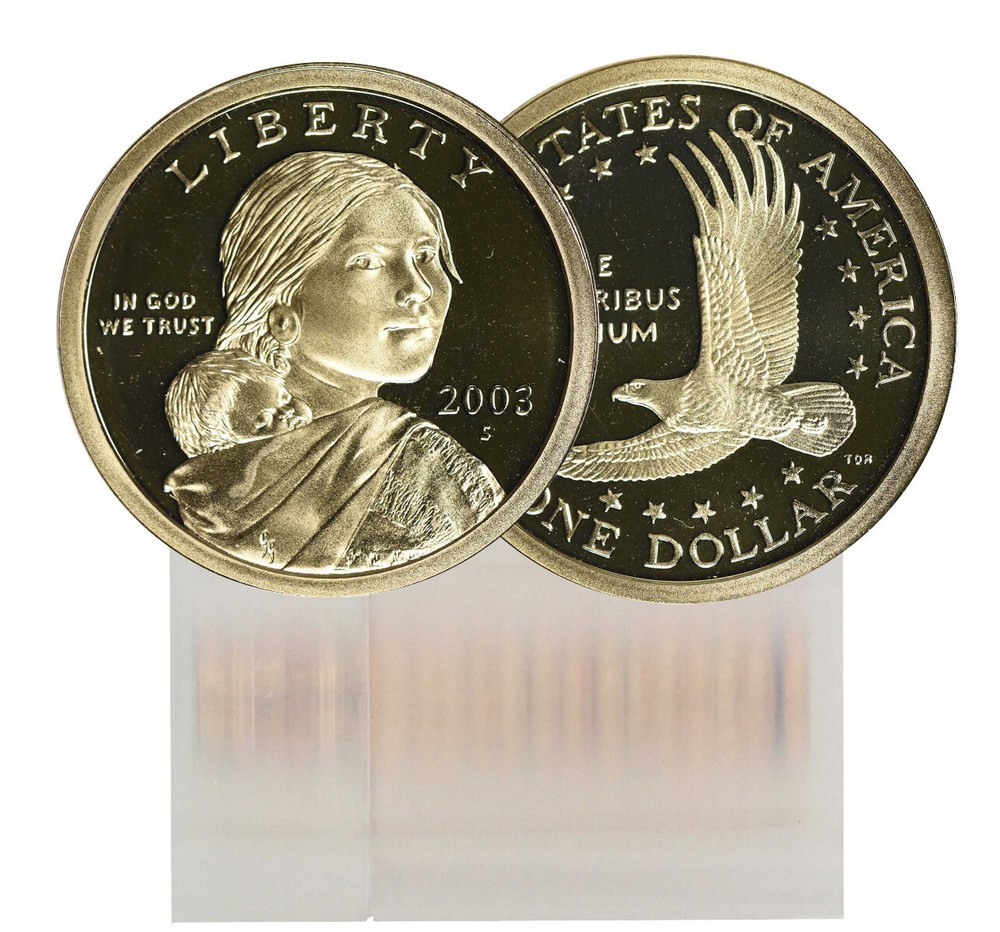 2003-S Proof Sacagawea Dollar 25-Coin Roll