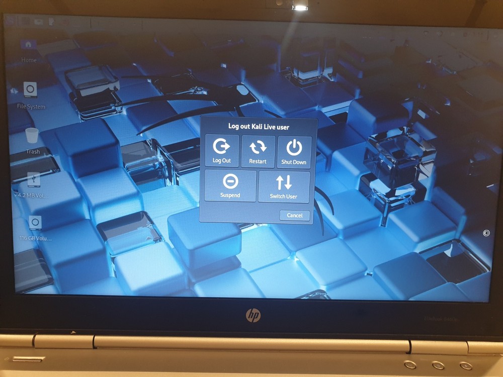 Linux Kali 2025.4, 64-bit, Bootable Live and Install USB Flash Drive