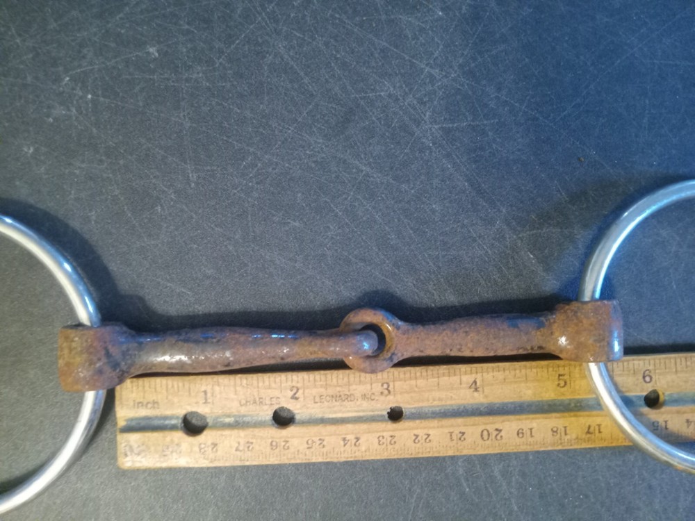 Loose ring snaffle bit sweet iron mouth 5 in