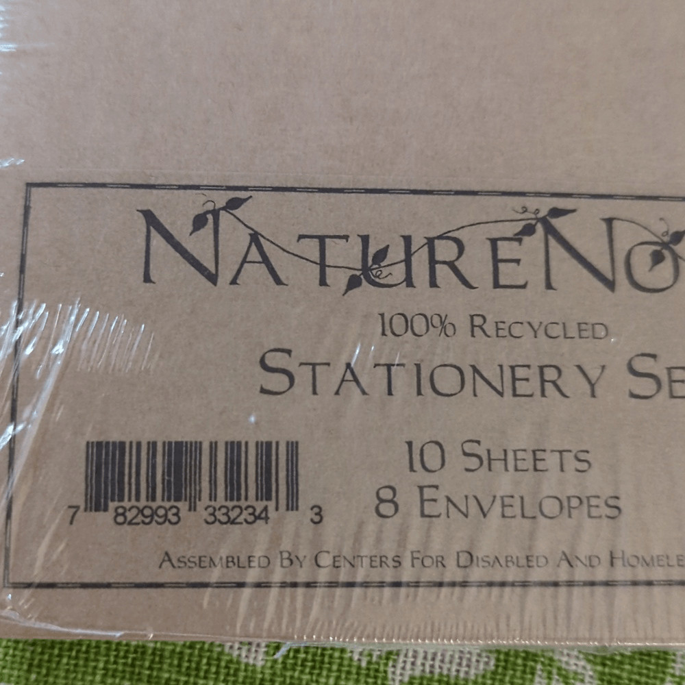 Nature Notes kitty cat stationary set nwt
