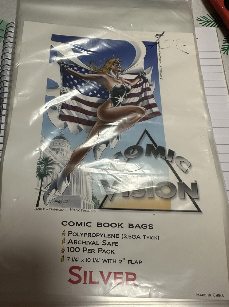 Comic Book Bags Polypropylene Thick Archival Silver