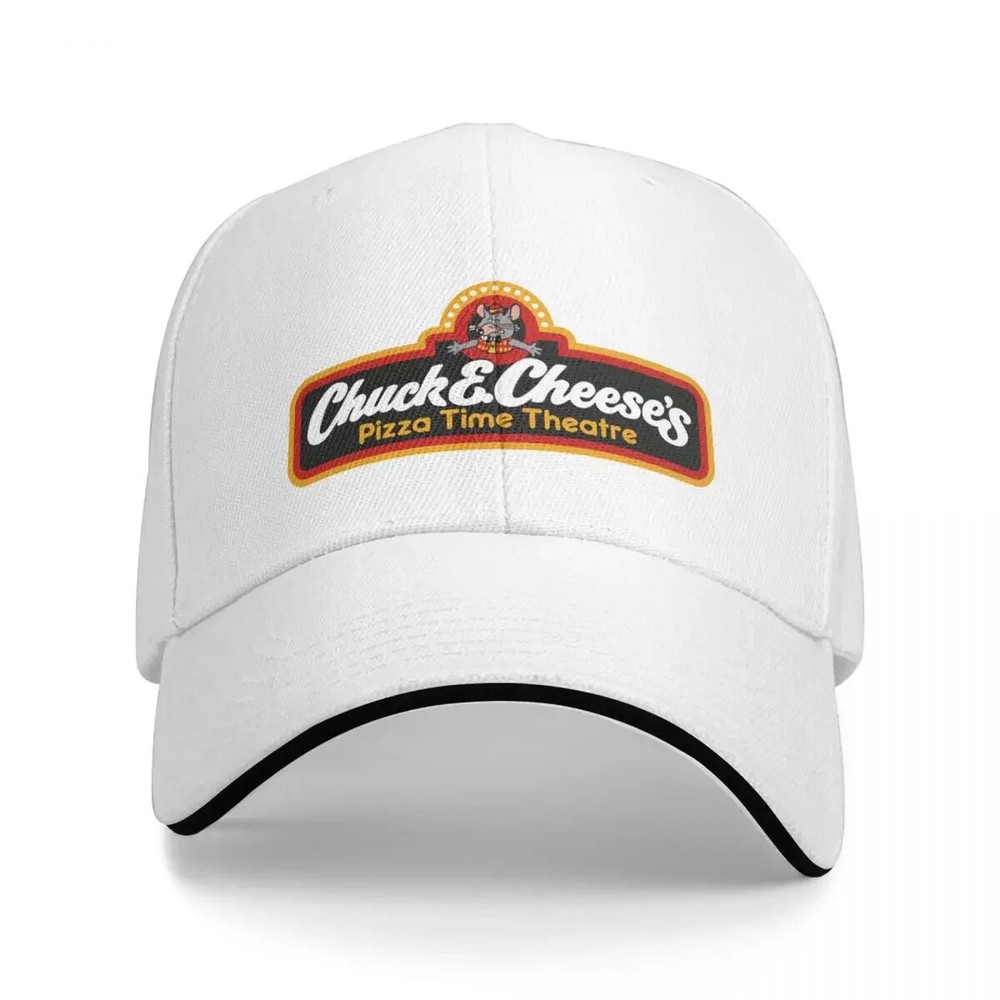 Chuck E Cheese Logo Cap - Adjustable Baseball Hat, Custom Polychromatic Design