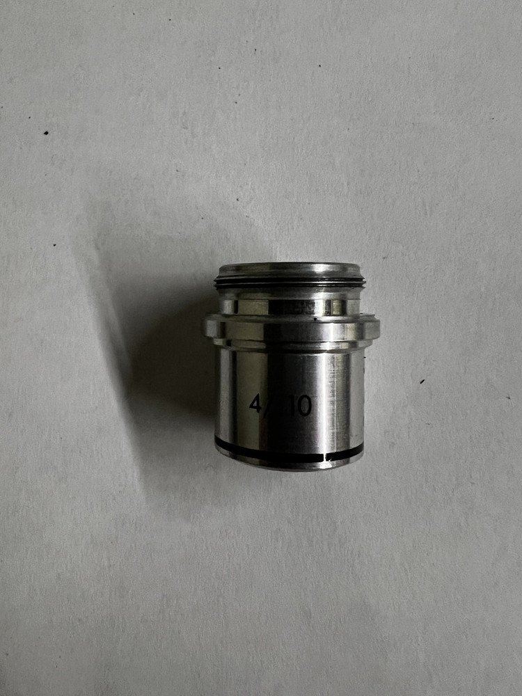 Reichert 4/.10 Oil Microscope Objective Lens