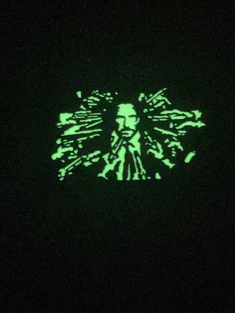Tactical Patch - John Wick Patch - Glow in Dark Morale Wick Patch - Hook & Loop