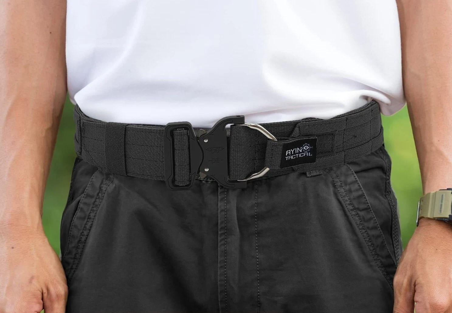 Tactical Gun Belt Molle Rigger Belt 2 Layer Belt - 2 Inch Outer / 1.5 Inch Inner