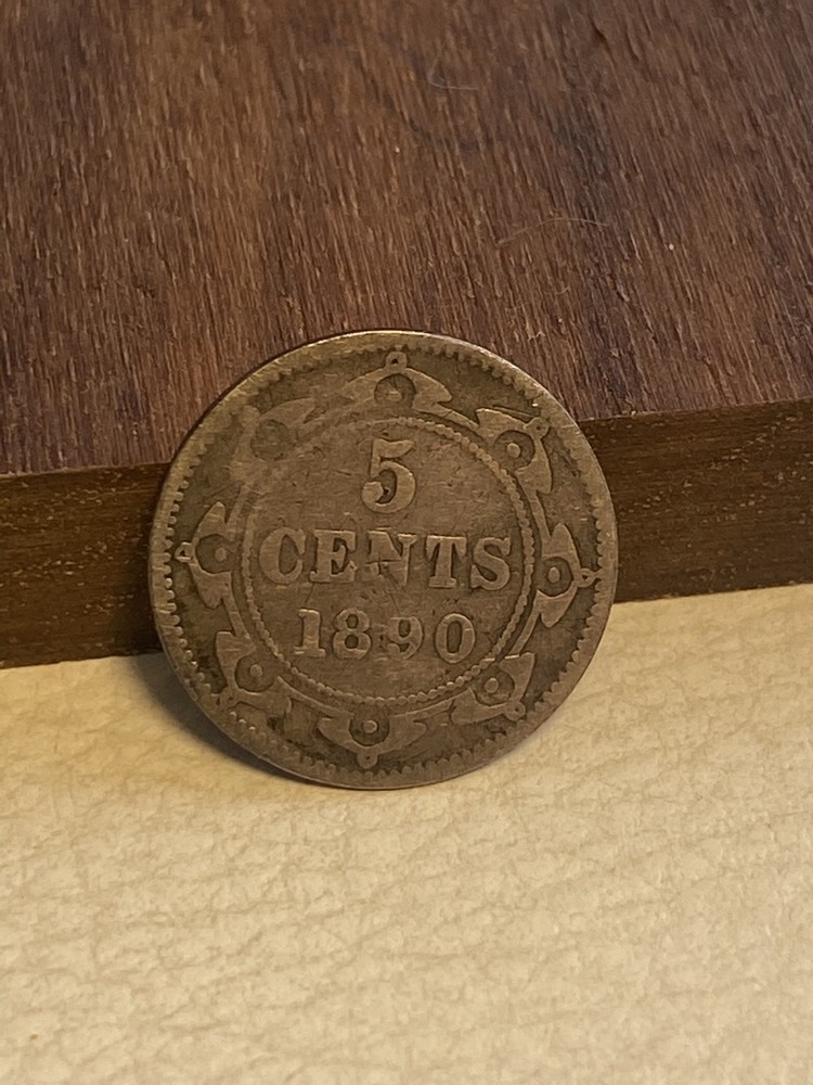 1890 Newfoundland 5 Cent